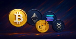 Ether, Dogecoin và Solana đồng loạt giảm khi Bitcoin đánh mất đà tăng đầu tuần